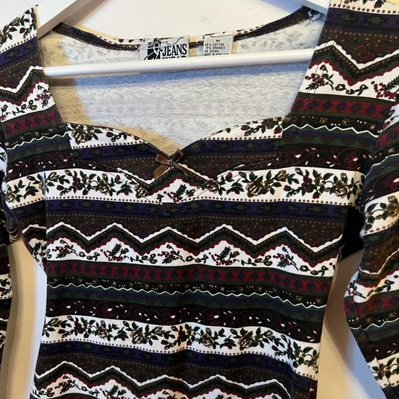 Adorable Vintage Jeans Wear Bodysuit - Picture 2 of 5